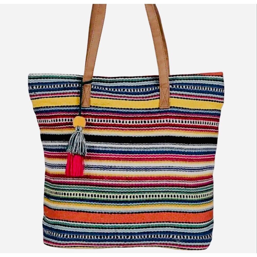 Bohemian Multicolored Large Tote